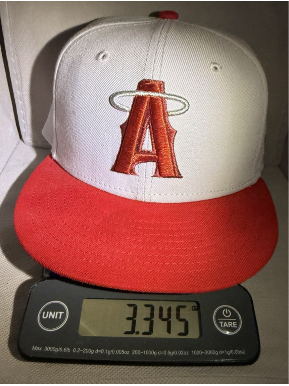 Los Angeles Angels Baseball New Era 59FIFTY Size 7 1/8 56.8cm Fitted Hat Cap